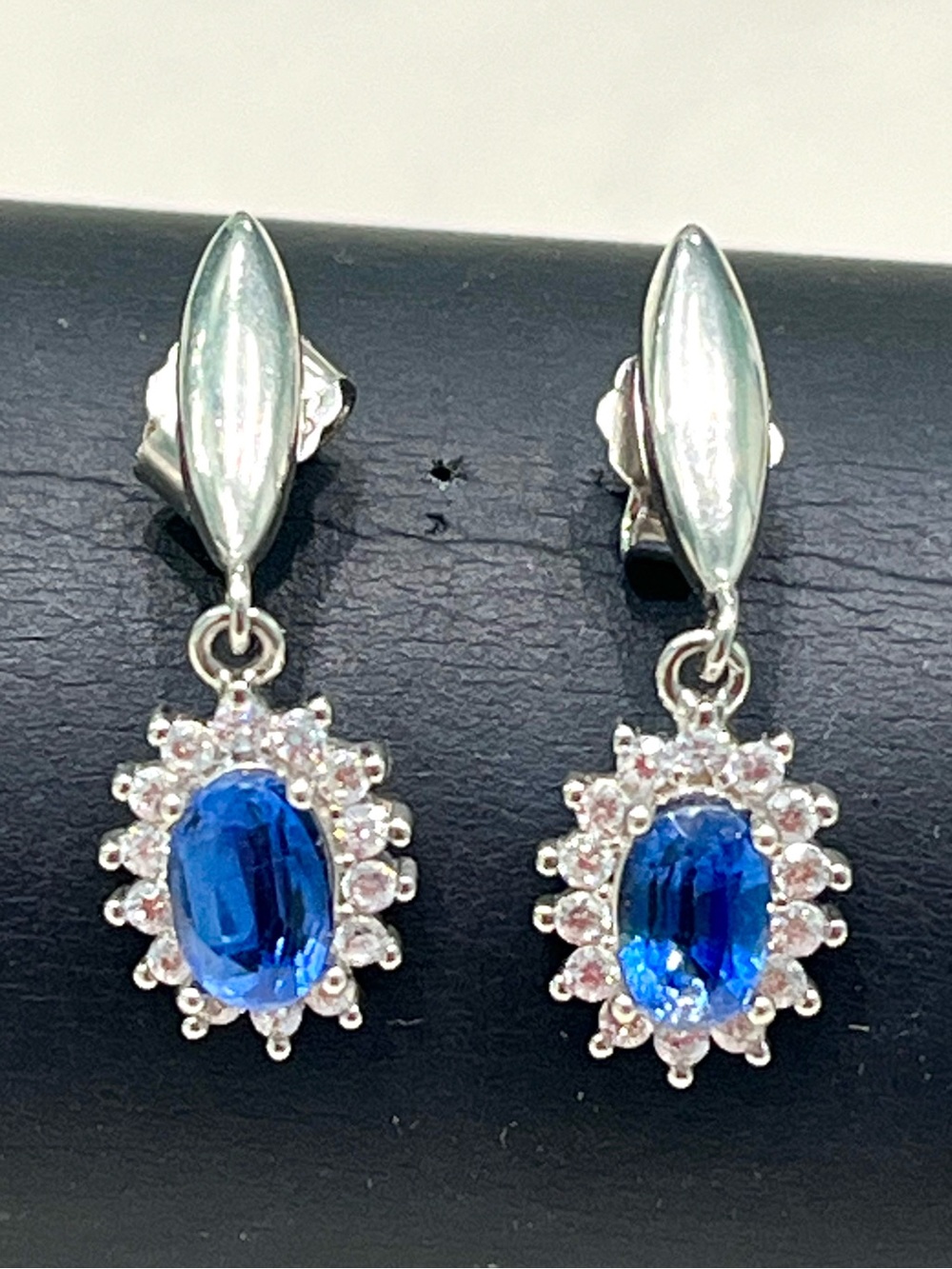 0.5 Ct Kyanite 14KGP Drop Earrings